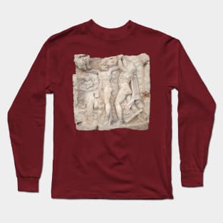 Roman Sebasteion Relief Sculpture Release Of A Roman God Cut Out Long Sleeve T-Shirt